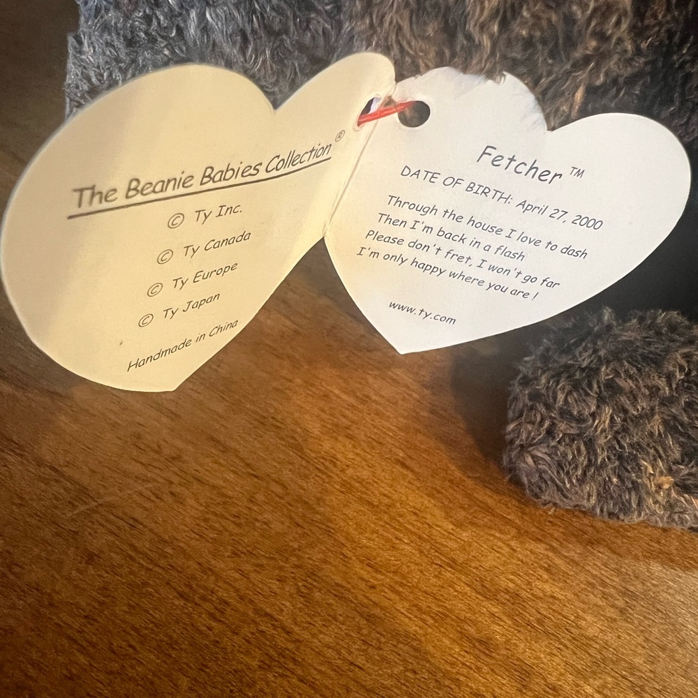 Ty Beanie Babies Fetcher The Chocolate Lab - Picture 2 of 4
